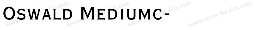 Oswald Mediumc字体转换